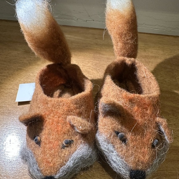 Adorable Fox Kids Slippers